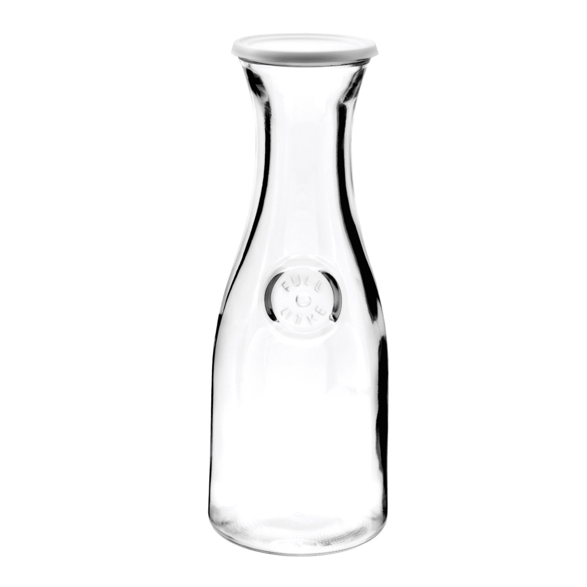 (3 pack) Anchor Hocking Glass Carafe with Lid, 1 Liter