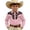 Light Pink, variant on Boys Western Cowboy Print Shirt Denim Snap Button Long Sleeve Casual Top Junior Outdoor Adventure Clothes