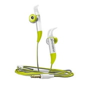 Honsenn Sweatproof Sport Workout Headphones Bass Mic Noise Isolating in-Ear Earbuds for Running Gym Jogging Earphones for iPod iPhone Android Samsung HTC Green
