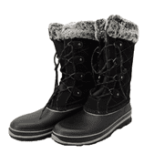 Khombu Ladies' Ellie Winter Boots in Black, 7