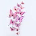 thumbnail image 4 of Pegatinas de mariposa tridimensionales de simulación de una sola capa Fondo creativo para el hogar Pegatinas de mariposa Decoración de pared para habitación de niños Pegatinas de pared 3d, 4 of 6