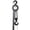 A, variant on Hand Chain Hoist 3 Ton 6600 Lbs Capacity 10 Feet with 2 Heavy Duty Hooks, Manual Chain Fall for Warehouse Building Automotive Machinery
