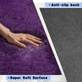 thumbnail image 4 of ZENELESS Large Fluffy Area Rugs for Living Room,9x12 Shag Rectangular Carpets for Bedroom Grape Purple, 4 of 7