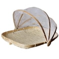 thumbnail image 4 of 2 cubiertas de bambú y malla para alimentos, reutilizables, para servir comida al aire libre. Rectángulo_L, 4 of 6