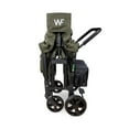 thumbnail image 4 of Wonderfold W4 Quad Stroller Wagon with Raised Seats & Adjustable Canopy in Olive Green, 4 of 9