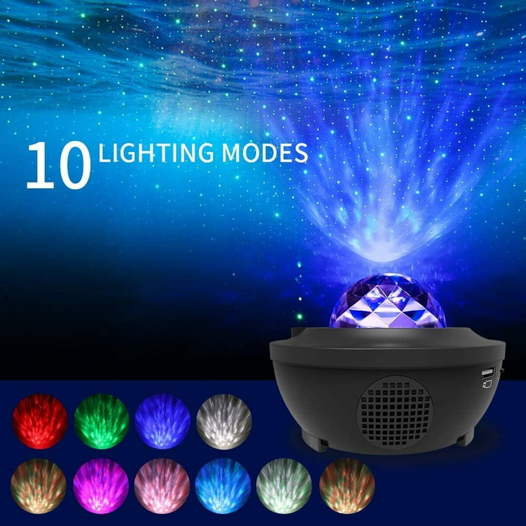 USB LED Galaxy Projector Night Light Cloud Ocean Wave Lamp