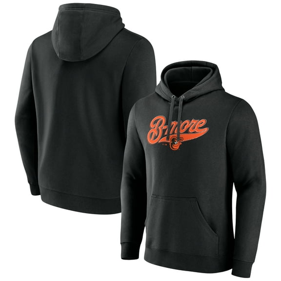 Men's  Black Baltimore Orioles B-More Pullover Hoodie