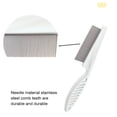 thumbnail image 3 of relayinert 2pcs Comfortable Grip And Stylish Professional Pet Flea Comb Easy To Remove Nit Comb For Animals blue L 1Set, 3 of 6