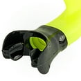 thumbnail image 2 of Speedo Tear Drop Design Bullet Head Swimming Performance Snorkel, Shocking Lime, 2 of 4