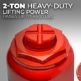 thumbnail image 2 of Stark USA 2 Ton (4,400LB) Hydraulic Welded Bottle Jack, Red, 2 of 6