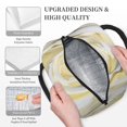 thumbnail image 3 of Easygdp White Rose Bolsa de Almuerzo Insulada Grande, Forro de Aluminio, Diseño Espacioso, a Prueba de Fugas, Ideal para Trabajo, Picnics, Viajes y Actividades al Aire Libre, 3 of 6