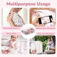 thumbnail image 4 of Manta Baby Milestone Warmther con estampado floral bohemio de 102 x 127 cm, 4 of 8