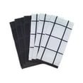 thumbnail image 2 of T-fal Solid and Check Parquet Kitchen Towel, Six Pack, Charcoal, 2 of 7