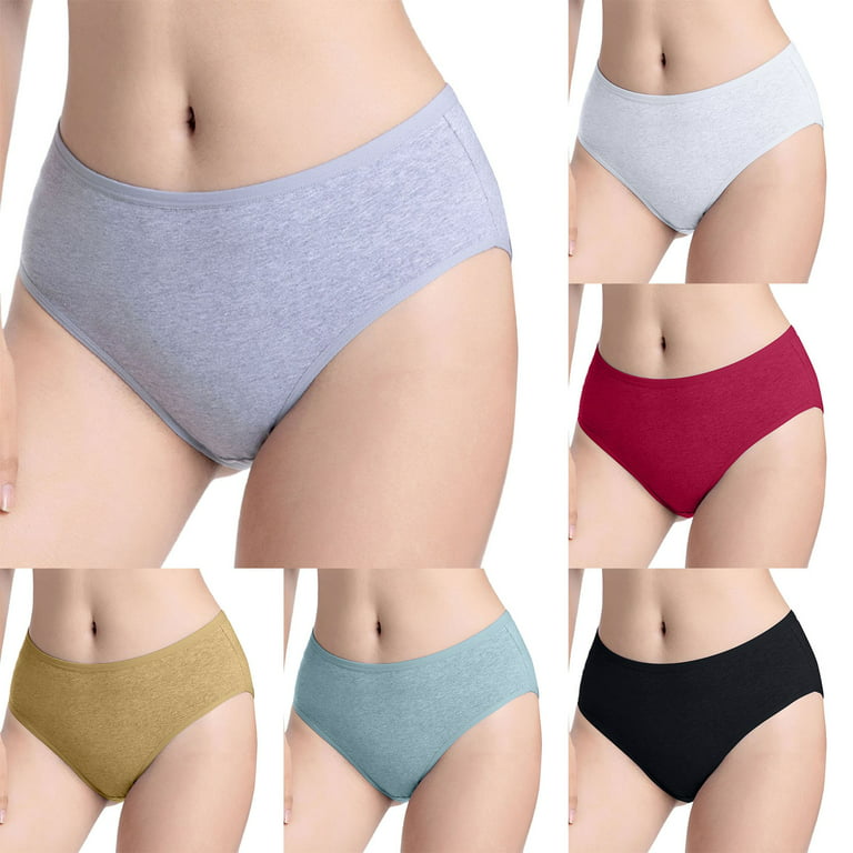 Aayomet Women's Brief Underwear Briefs Lace Hollow Cotton Panties (Red, XL)  