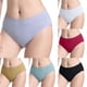 thumbnail image 4 of Gibobby Braguitas Slim Fit Ropa interior Sexy cintura alta a la moda para mujer, calzoncillos Color sólido, ropa interior, bragas para mujer （Negro， XXL), 4 of 5