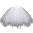 thumbnail image 4 of Horivan Girls' Performance Skirt Solid Color Mesh Pleated Tutu for Dance Recital Party Wear Elegant Kids Formal Attire with Comfortable Breathable Fabric, 4 of 6