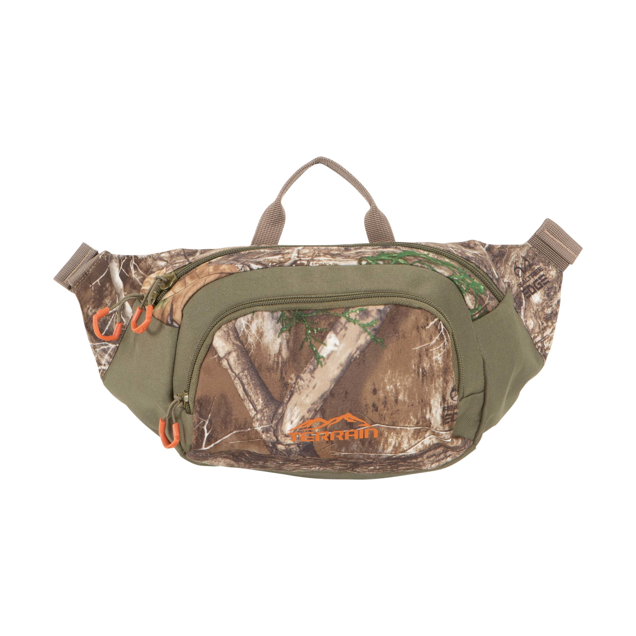 Terrain Gulch Adjustable Hunting Waist Pack, 300 cu. in. Olive & Realtree Edge, Polyester, 19203