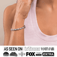thumbnail image 2 of Cate & Chloe Ezra 18k White Gold Plated Infinity Tennis Bracelet with Simulated Diamond for Women, 2 of 9