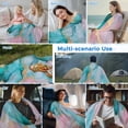 thumbnail image 5 of Teal Pink Marble Cooling Blanket,Lightweight Breathable Summer Throw Blanket with Double Sided Cold Effect,Abstract Ink Painting Modern Luxury Picnic Blankets Bed Sheet for Hot Sleepers 50"x60", 5 of 8