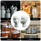 thumbnail image 5 of Estilo femenino EPS Flocado Cabeza Molde Peluca Gafas Soporte Soporte (Blanco) JShteea  Libre de BPA, 5 of 8