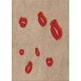thumbnail image 1 of Ahgly Company Indoor Rectangle Patterned Brown Novelty Area Rugs, 5' x 7', 1 of 6