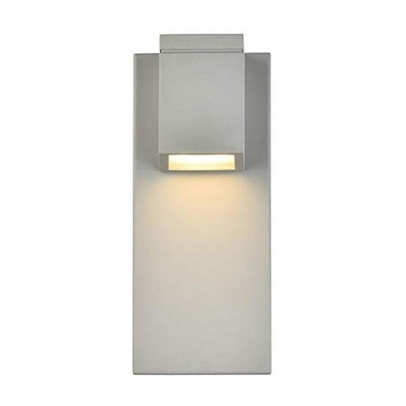 Raine Integrated LED wall sconce in silver