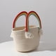 thumbnail image 5 of Bolsa de playa tejida adorable mujer bolso de almacenamiento portátil bolso de almacenamiento de verano Beach Tote, 5 of 5