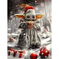 thumbnail image 2 of Cuadros Decorativos 5D DIY diamante pintura Full Square Drill Navidad Yoda mosaico (FF475) Tmvgtek embutido en tela, 2 of 8