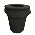 thumbnail image 1 of LA Linen Housse Extensible en Spandex pour Poubelle Ronde de 44 Gallons, Noir, 1 of 3