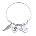 thumbnail image 1 of DPTALR Family Bracelet A Piece Of My Heart Angel Wing Mom Lettering Bracelet, 1 of 1