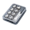 thumbnail image 1 of ERK 1Pcs Plateaux Réutilisables en Acier Inoxydable en Forme de Cœur Pierres à Whisky pour et Pierres de Boisson Parfaites Glaçons Uniques pour Alcool 1ml, 1 of 5