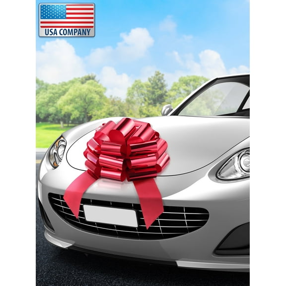 MIFFLIN Giant 18" Red Car Gift Bow (US Company)