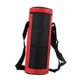 thumbnail image 2 of Bolsa para transportar botellas de agua, portátil, tipo bandolera, con correa para el hombro rojo, 2 of 9