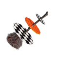 thumbnail image 4 of Halloween Witch Broom Stand Snacks Basket for Fruit Snack Bowl Display Tower, 4 of 5