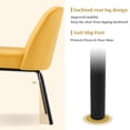 thumbnail image 4 of Ivinta Upholstered Dining Chair Sets of 2 with Steel Legs, Side Chairs with Pocketed Coil Cushion for Living Room, 4 of 7