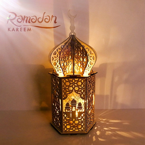 Stéréo Palais Lampe Led Eid Mubarak Décoratif Guirlande Lumineuse Ramadan  Kareem Décoration Accessoires Musulman Islam Parti Supplie Vintage Festival  Lanterne 