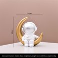 thumbnail image 2 of xiaxaixu Space Man Shaped Resin Statue, Non-slip Free-standing DIY Sculpture, 2 of 9