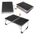 thumbnail image 3 of Unique Bargains Foldable Laptop Table Portable Picnic Bed Tables Snacks Reading Desks, Black, 3 of 5