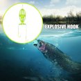 thumbnail image 2 of Gancho de pesca de explosión Gancho de cesta de jaula de 4 Uds. cesta de jaula de cebos de plástico portátil duradera para artes de pesca FLhrweasw Nuevo, 2 of 9