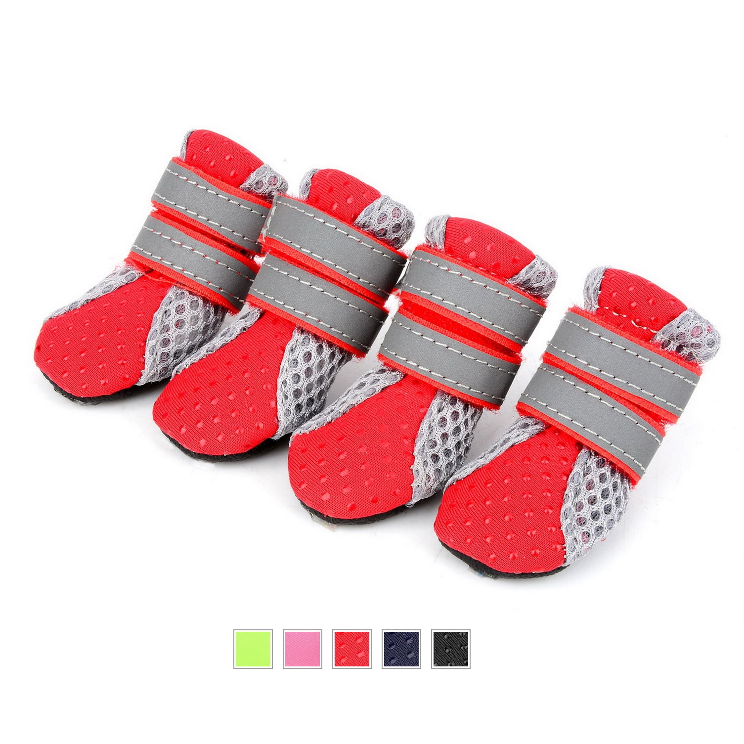 SELMAI Dog Boots for Hot Pavement Summer Breathable Soft Mesh Paw