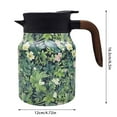 thumbnail image 2 of Vintage Floral Pattern Tea Pots Stainless Steel Thermal Carafe with Built In Infuser and Lid for Hot Drinks Durable Heat Retaining, 2 of 3
