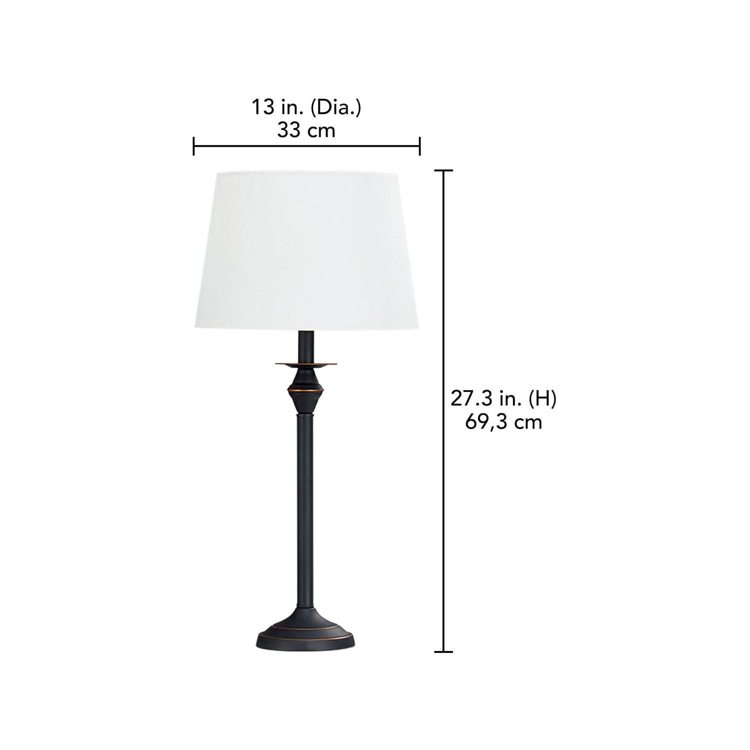 HOMETRENDS Floor Lamp Set, 3-piece set