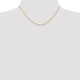 thumbnail image 2 of Auriga Fine Jewelry 10K Yellow Gold 1.5 mm Diamond-Cut Lightweight Rope Chain Necklace for Women 16", 2 of 6