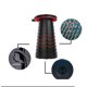 thumbnail image 3 of Taburete plegable ajustable, portátil, retráctil, plegable, ligero y resistente, apto para camping, pesca, senderismo, viajes, jardín al aire libre e interior, 3 of 4
