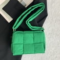 thumbnail image 4 of Bolso Hobo Plumón para Mujer Bolso Mano Suave Y Acolchado Bolso Hombro Con Monedero (verde), 4 of 9