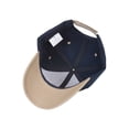 thumbnail image 2 of Adjustable Baseball Structured Cap Hat,Navy Khaki, 2 of 2