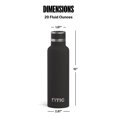 thumbnail image 5 of RTIC 20 oz Ceramic Lined Insulated Journey Water Bottle, Leak-Proof Lid, Black Soft Touch, 5 of 6