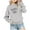 Gray, variant on Elainilye Fashion Toddler Girls Crewneck Oversized Sweatshirt Long Sleeve Pullover Tops Baby Sweatshirt Sizes 1-12Y,Black
