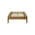 thumbnail image 6 of Plank+Beam Solid Wood Twin Size Platform Bed Frame, Matte Pecan, 6 of 8