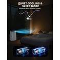 thumbnail image 5 of 15000 BTU Portable Air Conditioner with Dehumidifier & Fan - 3-in-1 Cooling Unit for Rooms Up to 850 Sq.Ft, 100Pints/Day Dry Mode, 50dB Ultra Quiet, Self-Evaporative, Window Kit Included, 5 of 8